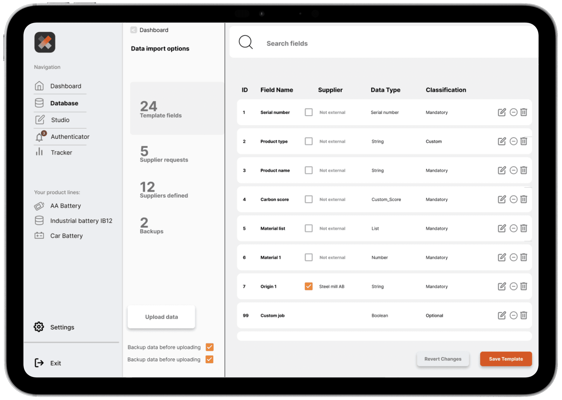 Digital Product Passport Interface 2